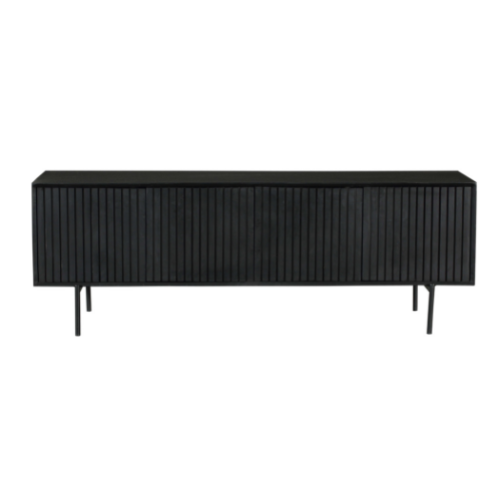 Tv-meubel Madison zwart – 165 x 45 x 55 cm