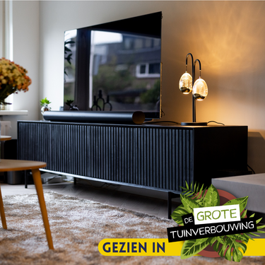 TV-meubel Madison zwart | 210 cm