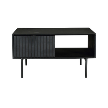 Salontafel Madison Zwart | vierkant 80x80 cm