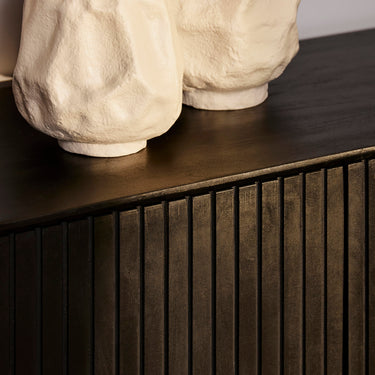 Dressoir Madison zwart | 210 cm