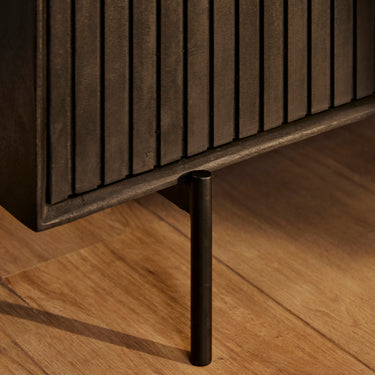 Dressoir Madison zwart | 210 cm