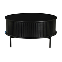 Starfurn Salontafel Madison zwart | Rond 80 cm - Mooier Thuis