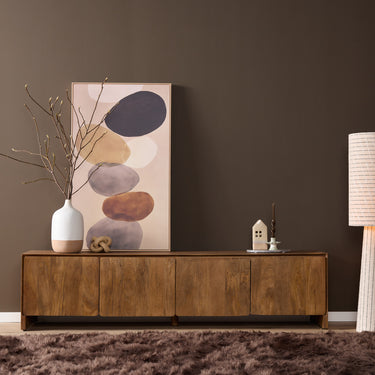 TV-meubel Tense naturel | 200 cm - Mooier Thuis