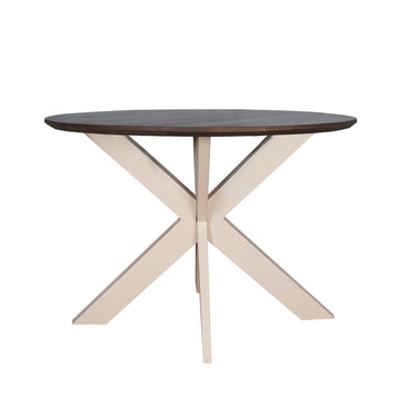Ronde eettafel Madison | Walnoot/zand | Ø150 cm
