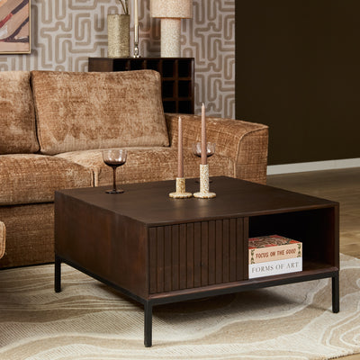 Salontafel Madison bruin | 80 cm