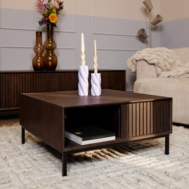 Salontafel Madison bruin | 80 cm
