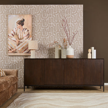 Dressoir Madison bruin | 210 cm