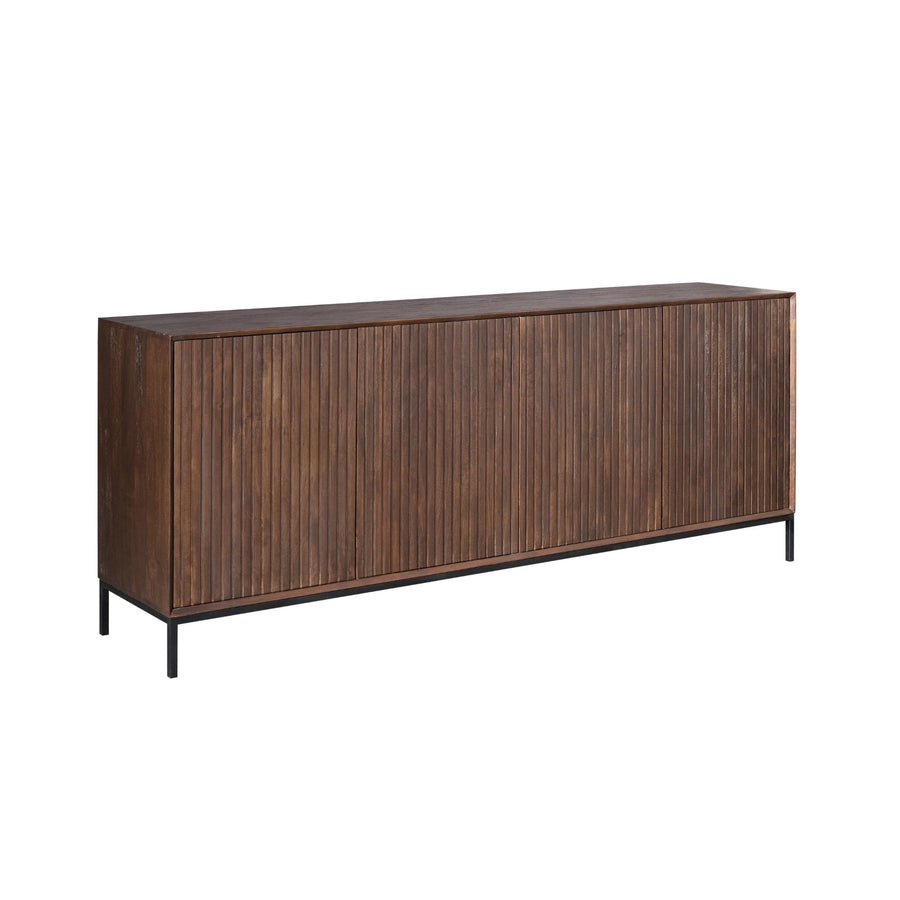 Dressoir Madison bruin – Frame van zwart metaal
