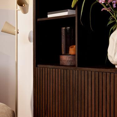 Vakkenkast Madison bruin | 90 cm
