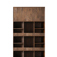 Vakkenkast Madison XL bruin | 135 cm - afbeelding 2