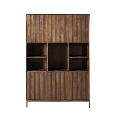 Vakkenkast Madison XL bruin | 135 cm