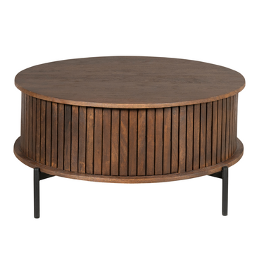 Salontafel Madison bruin | Ø80 cm