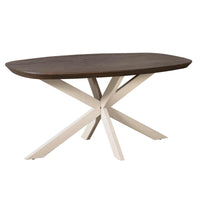 Starfurn Deens ovale eettafel Madison | Bruin/zand | 160 cm