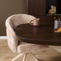 Starfurn Deens ovale eettafel Madison | Bruin/zand | 280 cm - Mooier Thuis