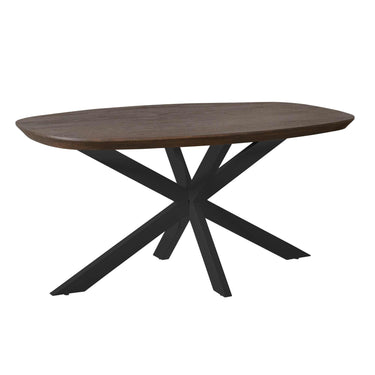 Dänischer ovaler Esstisch Madison | Braun | 160 cm