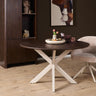Ronde eettafel Madison | Bruin/zand - hout - Mooier Thuis (3)