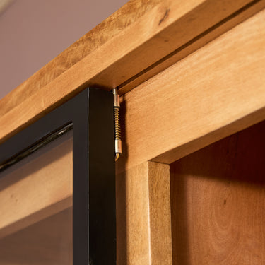 Vitrinekast Nashville naturel | 120 cm