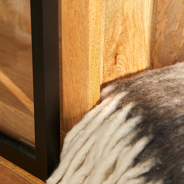 Vitrinekast Nashville naturel | 160 cm