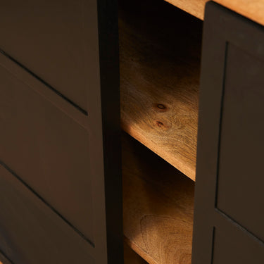 Vitrinekast Nashville naturel | 160 cm