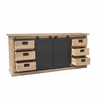 Dressoir Lotte Naturel | 200 cm - Mooier Thuis