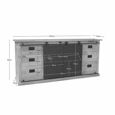 Dressoir Lotte Naturel | 200 cm
