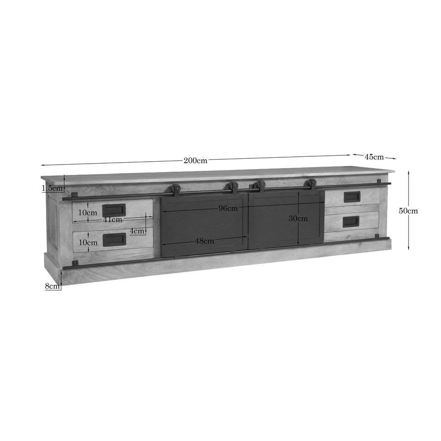 TV cabinet Fresno – 200 x 45 x 50 cm