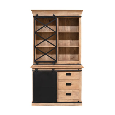 Vitrinekast Lotte naturel | 120 cm