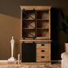 Vitrinekast Lotte naturel - naturel en bruin - Mooier Thuis (2)