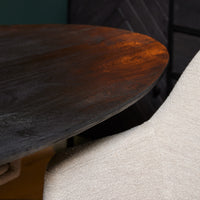 Starfurn Ovale eettafel New York | Zwart | 160 cm