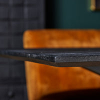 Starfurn Mangohout eettafel New York | Zwart | 200 cm