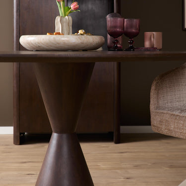 Ronde eettafel Lima | Bruin | Ø130 cm