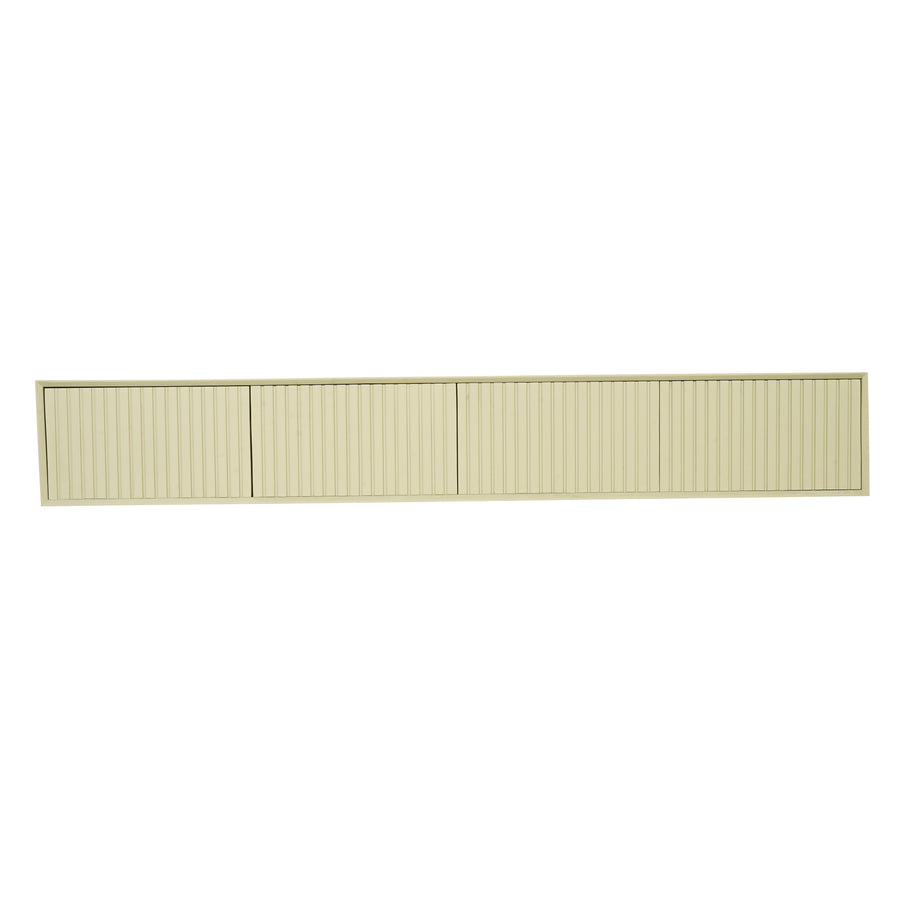 Floating TV cabinet Madison sand – Greeploos lattenfront