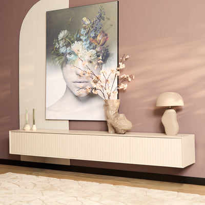 Zwevend TV-meubel Madison Zand | 240 cm