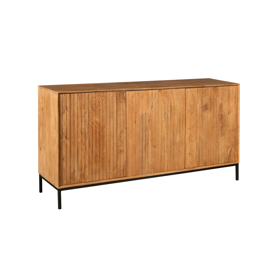 Kommode Madison Natur – Zwart frame, licht hout
