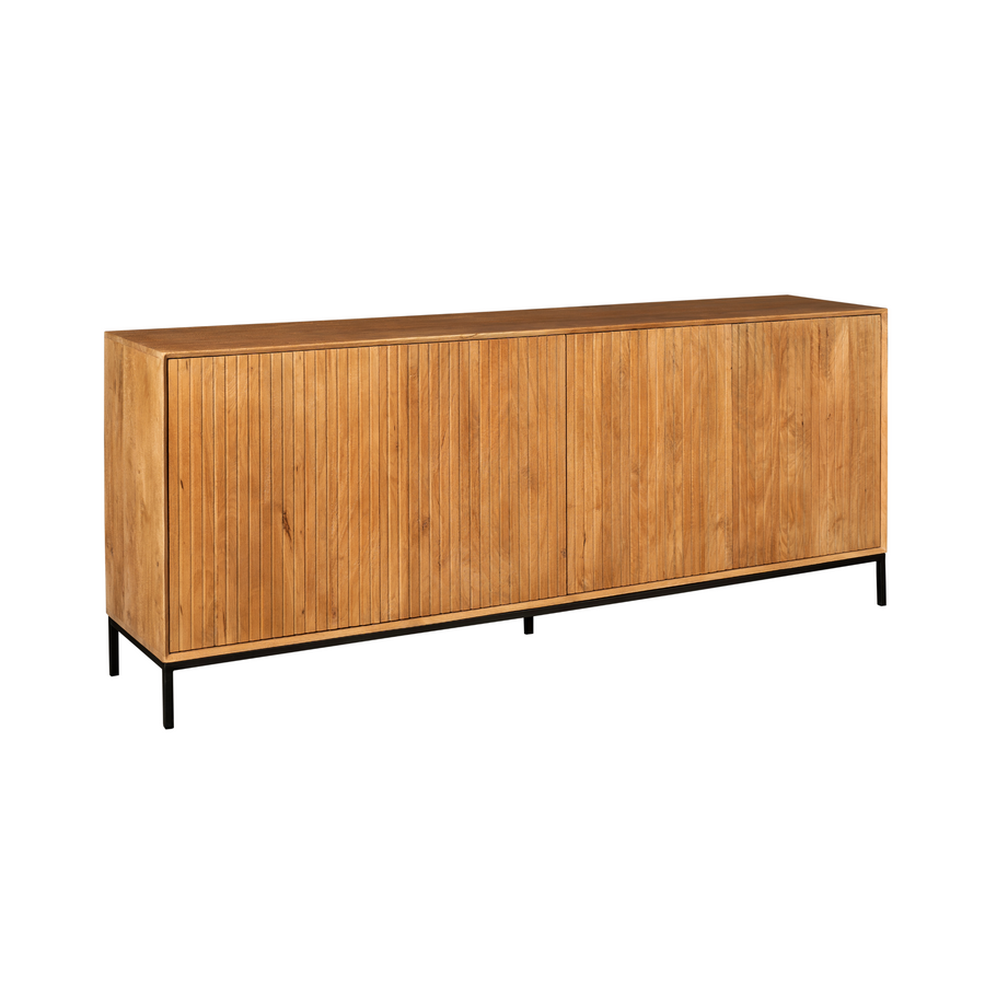 Sideboard Madison Natur – Slank frame, 15 cm vrij