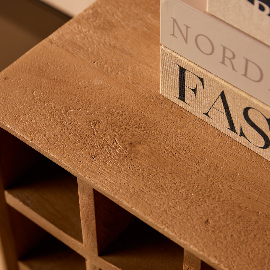 Wijnkast Madison naturel – Bovenblad met houtnerf