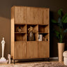 Vakkenkast Madison XL Naturel - naturel en bruin - Mooier Thuis