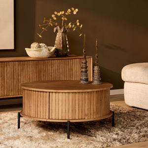 Salontafel Madison rond naturel | 80 cm