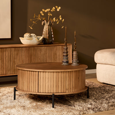 Salontafel Madison rond naturel | 80 cm