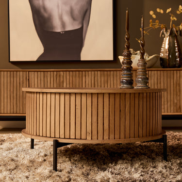 Salontafel Madison rond naturel | 80 cm