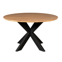 Mangohout eettafel Madison | Naturel | 150 cm - Mooier Thuis