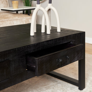 Couchtisch Boaz schwarz | 120 cm