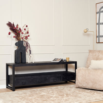 TV unit Boaz black | 180 cm