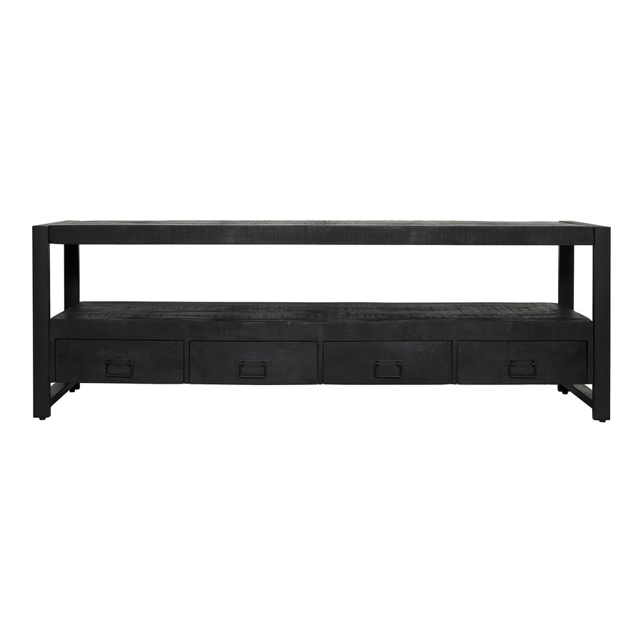 Tv-meubel Boaz zwart – 180 x 45 x 60 cm