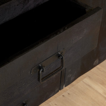 Sideboard Boaz schwarz | 135 cm