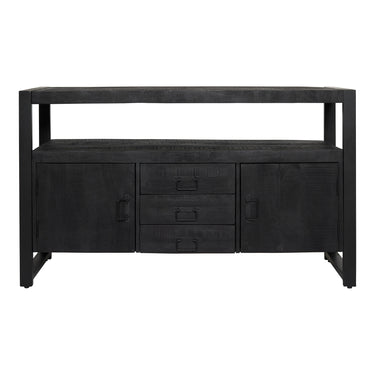 Sideboard Boaz schwarz | 135 cm