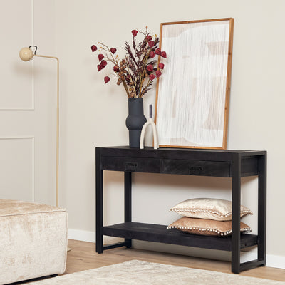 Console Table Boaz Black | 120 cm