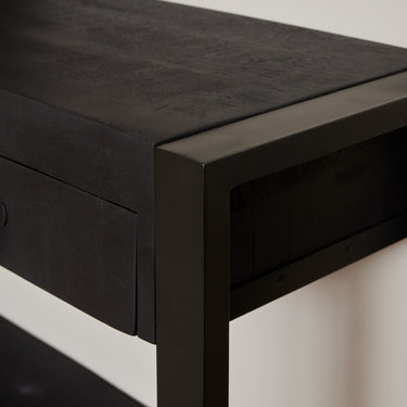 Consoletafel Boaz zwart | 150 cm