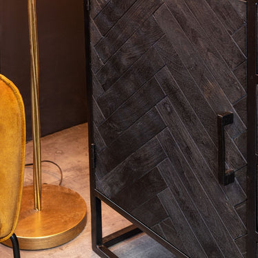 Dressoir New York zwart | 165 cm