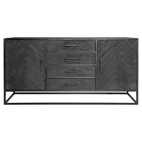 Starfurn Dressoir New York zwart | 165 cm - Mooier Thuis